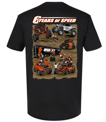 6 Years Of Speed T-Shirt - Color